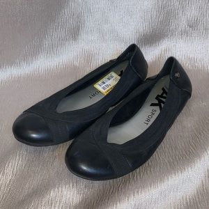 Anne Klein Sport Black Flats size 6.5